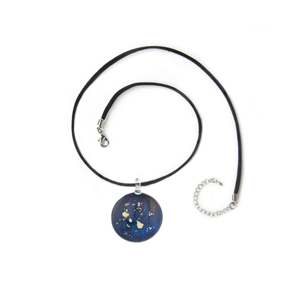 Midnight blue store necklace